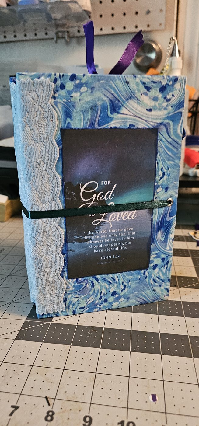 Faded Petals Prayer Journal front cover
