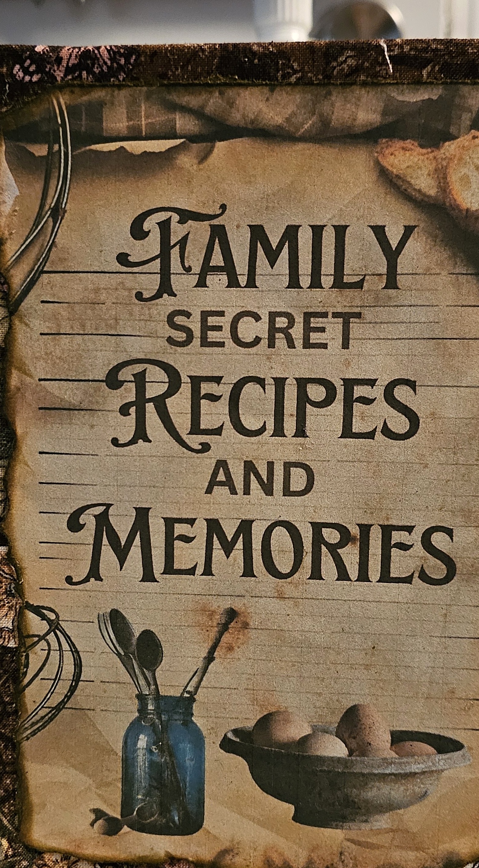 Family Secret Recipes and Memories front cover