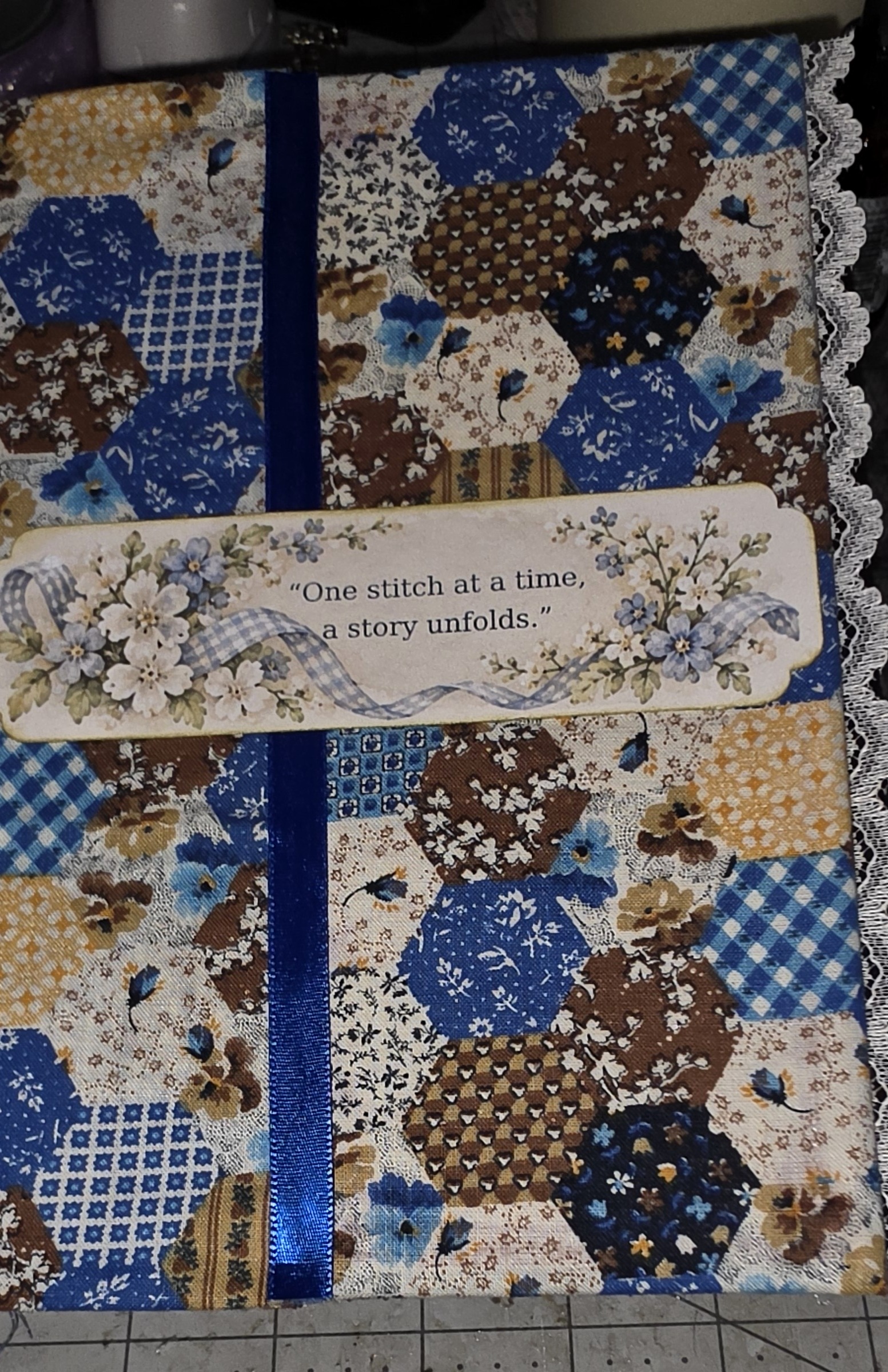 Quilt Tracker Journal front cover
